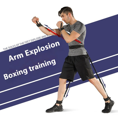 Boxing MMA Taekwondo Explosive Power Resistance Band Fitness Equipment