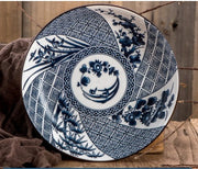 Blue And White Porcelain Dinner Plates Household Japanese Ceramic Dinner Plates Plates Underglaze Color Salad Fruit Plates Dessert Plates
