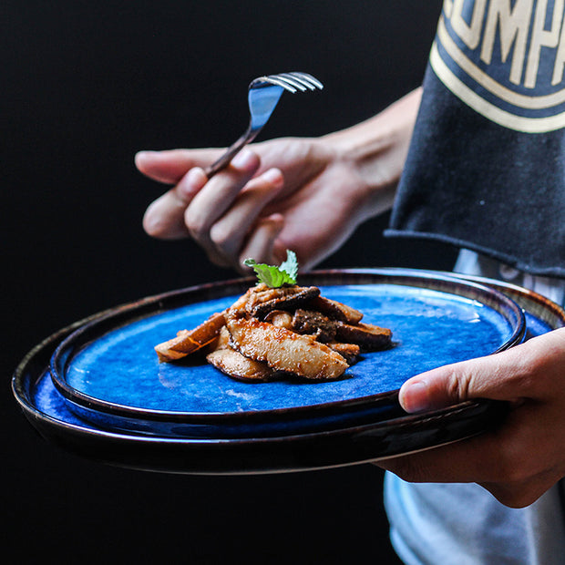 Japanese Tableware Breakfast Plate Steak Plate Dish Plate Flat Plate