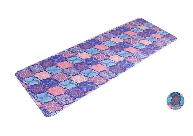  Yoga Mats Yoga Blanket Folding Fitness Mat High Temperature Trave Mat