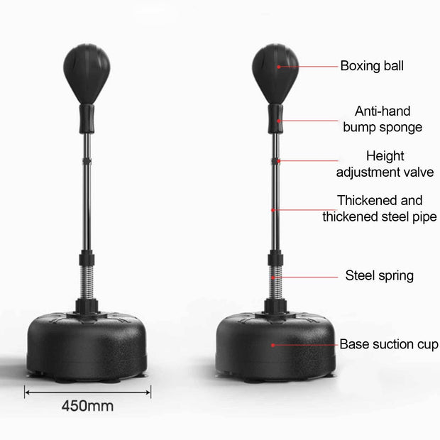 Home Vertical Non-invertible Solid Boxing Ball Training Equipment